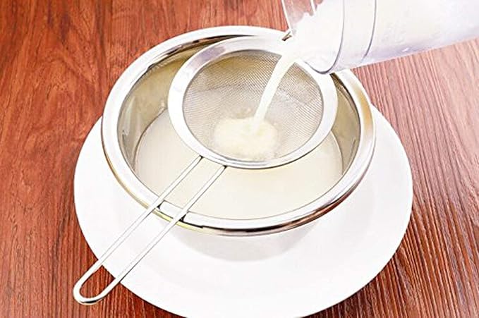 Strainer with Deluxe Wire Handle Stainless Steel - 7.5, 14 & 20 cm, Set of 3 pcs