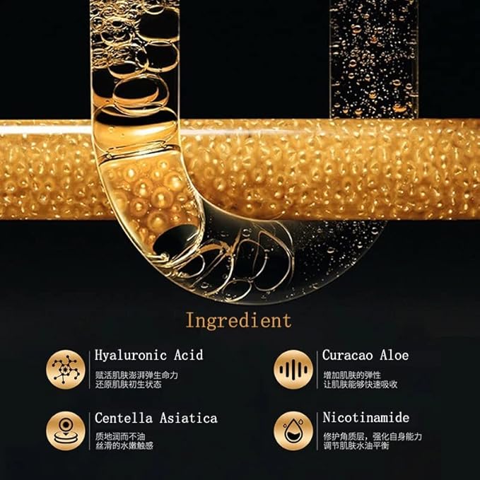 SENANA 24K Gold Skin Care Set Moisturizes Shrinks Pore Oil Control Face Cream Essence Set of 9