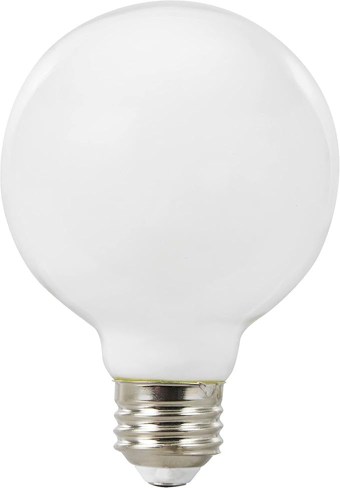 LEDVANCE Sylvania G25 LED Light Bulb, 40W Equivalent Efficient 4W, 10 Year, Non-Dimmable, 350 Lumens, 2700K, Soft White - 2 Pack (40214)