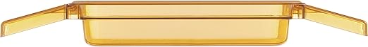 Carlisle FoodService Products 30860HH13 StorPlus High Heat Food Pan With 2 Handles, 2.5" Deep, Third Size, Amber, 1/3 Size (Pack of 6)