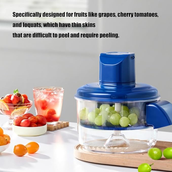 Electric Peeler, Rechargeable Small Automatic Peeler for Grape Fruit Vegetable, Home Kitchen Use