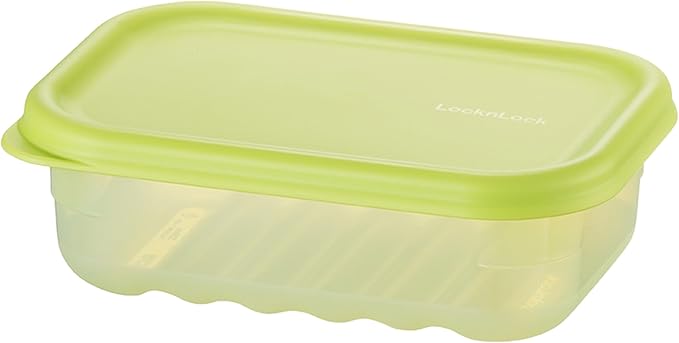 LocknLock HLE5100 Fresh-Block Plastic Food Storage Container with Lid for Fruits, Veggies, Produce, Meal Prep, Leftovers, BPA-Free, Airtight, Leakproof, Microwave, Dishwasher, Freezer-Safe, 330ml
