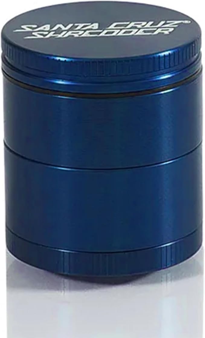 Santa Cruz Shredder Metal Spice Grinder Made in USA (Small (1.7 Inch), Blue)