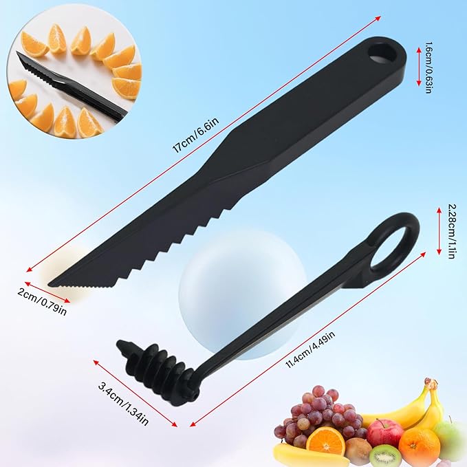Kitchen Spiral And V-Shaped Tools, Blade Julienne Cutter,Fruit Shape Cutters,Easy to Clean Suitable for Kitchen Creative Spiralizer Cooking Tools