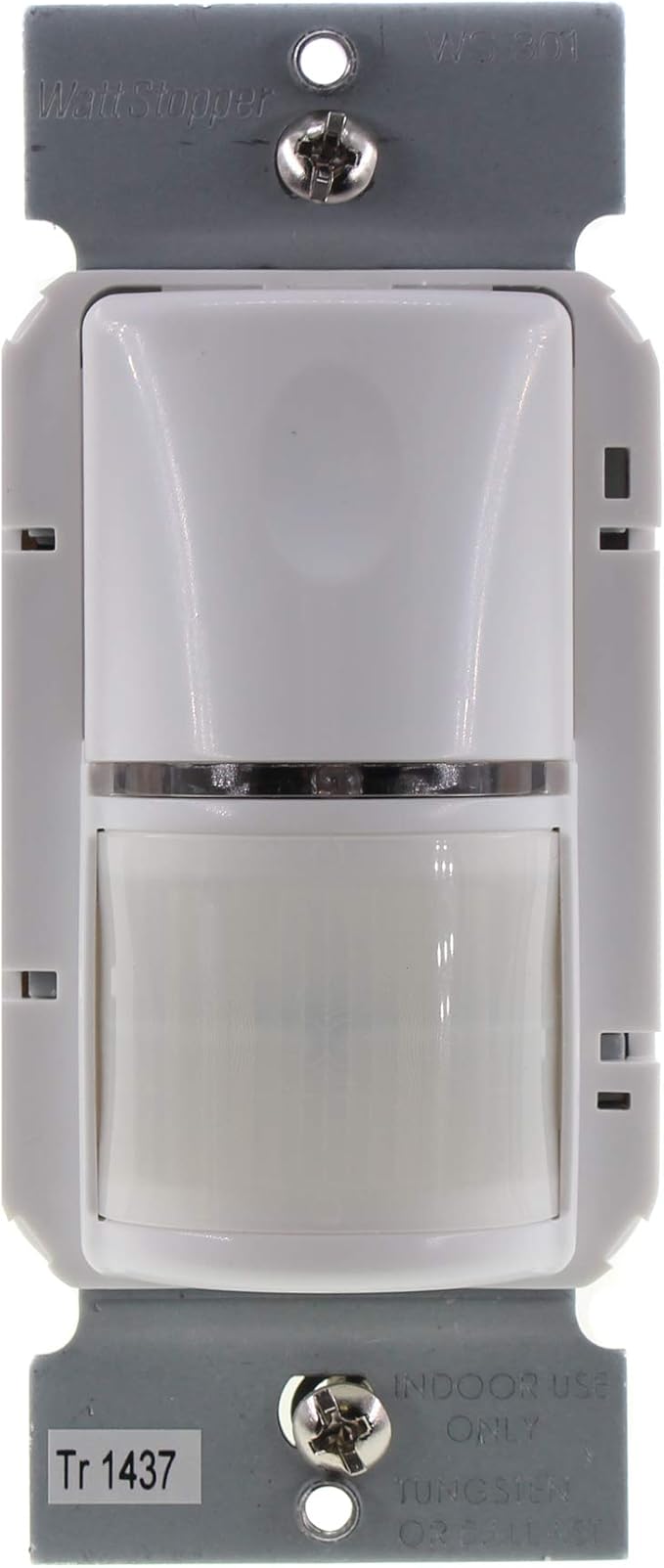 Legrand - Pass & Seymour Wattstopper® Passive Infrared Wall Light/Fan Switch Occupancy Sensor with Light Sensor, White