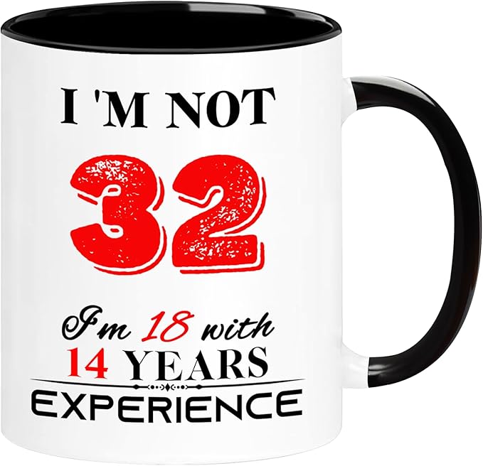 1993 32th Birthday Mug for Women Men, Turning 32 Year Old Birthday Gifts for Mom, Dad, Grandma, Grandpa, Wife, Husband, Daughter, Sister, Best Friends, Coworkers, Her, Him, 11oz Coffee Cup