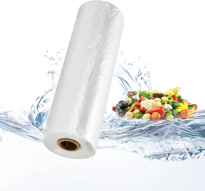 14x20 Plastic Bags on a Roll - Clear Bags for Produce, Bread and Pets - 2 Rolls of 350