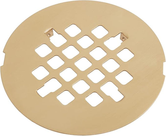 Artiwell 4-1/4” OD Snap-in Shower Drain Cover, Round Shower Drain Strainer Grid, Replacement Cover, Designed for Long-Lasting