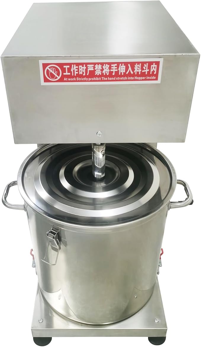 Electric Meat Vegetable Mixer 43L Commercial Stuffing Mixer Stainless Steel Multifunctional Stirring Machine Various Fillings Mixing for Sausage Meat Dumpling Pie Meatball 0-200r/min 220V