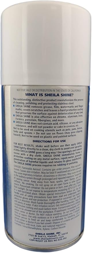 12 x 10oz Stainless Steel Cleaner and Polish - Cleans, Polishes & Protects Kitchen Appliances, Refrigerators, Sinks, Ovens & Grills - Residue, Streak Free Shine - Spray Polish Stainless Steel Cleaner