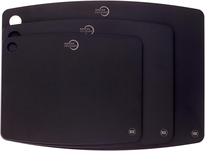Mercer Culinary Composite Cutting Board-14 1/2" X 10 13/16"-NSF, Black