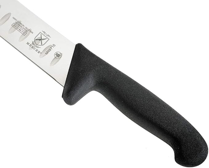 Mercer Culinary BPX M13718 Granton Edge American Butcher Knife, 10-Inch, Granton American Butcher Knife