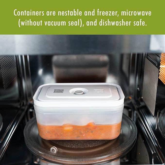 ZWILLING Fresh & Save 3-pc Plastic Food Storage Container, Meal Prep Container, BPA-Free- Assorted Sizes