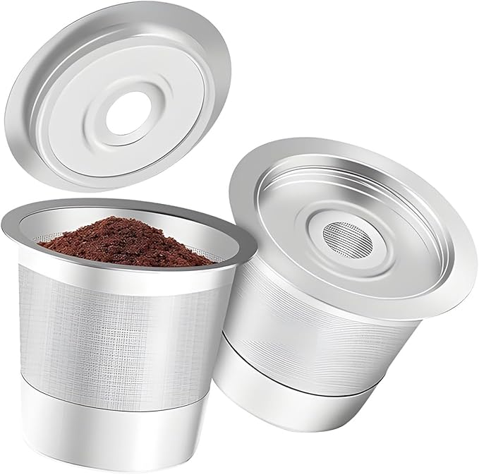 Reusable K Cups Stainless Steel Coffee Capsuled Cup Refillable Coffees Capsuled K Cups Filter Accessories Universals Reusable Pods