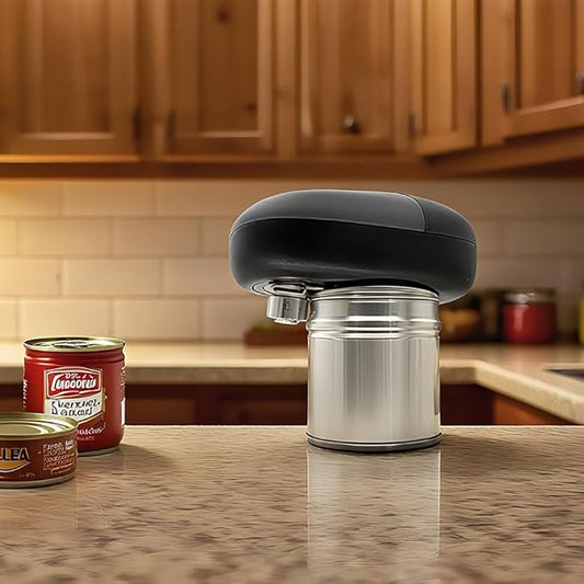 Electric Can Opener Set, Open Your Cans with A Simple Press of Button-Automatic, Hands Free, Smooth Edges, Food Safety,Battery Operated, can opener for Kitchen and Seniors, gift 5in1 Bottle Opener