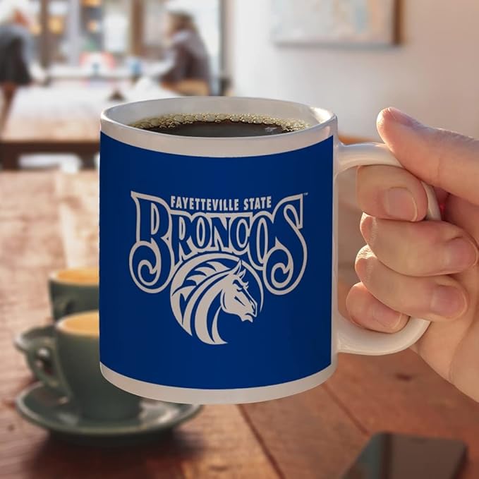 Fayetteville State Primary Logo Ceramic Coffee Mug, Novelty Gift Mugs for Coffee, Tea and Hot Drinks, 11oz, White