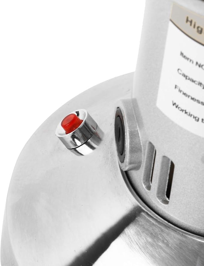 Homend High Speed 500g Electric Grain Mill Grinder Powder Machine Spice Herb Grinder 2500W 70-300 Mesh 36000RPM Stainless Steel Commercial Grade for Kitchen Herb Spice Pepper Coffee (500g)