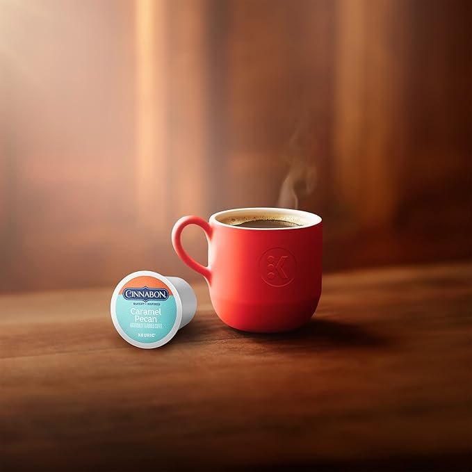 Cinnabon Caramel Pecan Coffee, Keurig Single Serve K-Cup Pods, 96 Count