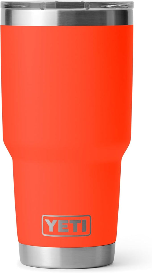 YETI Rambler 30 oz Tumbler, Stainless Steel, Vacuum Insulated with MagSlider Lid, Solar Flare