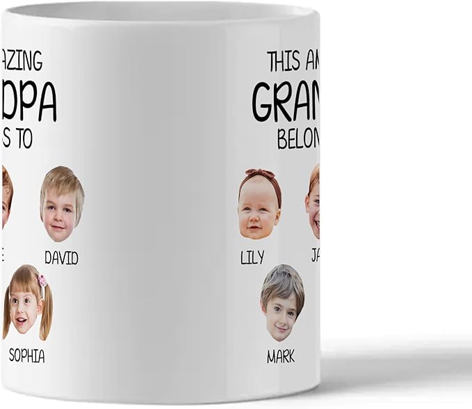 Personalized Dad to Papa Mug - Custom Est Year Coffee Mug for New Grandpa - First Time Grandfather Gift - Custom Grandparent - Keepsake for Him
