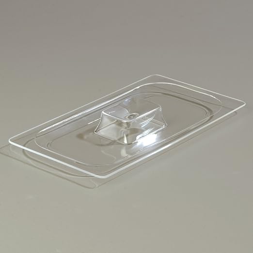 Carlisle FoodService Products CM112707 Coldmaster Acrylic Third Size Lid, 12.72" Length x 6.90" Width x 1/8" Height, Clear (Case of 2)
