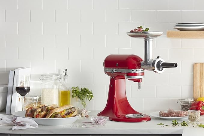 KitchenAid Stand Mixer Attachment, Food Grinder KSMMGA, Metal Food Grinder