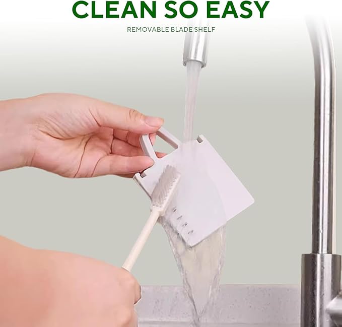 Eletronova Safe Mandoline Slicer for Kitchen, Vegetable Slicer for Kitchen