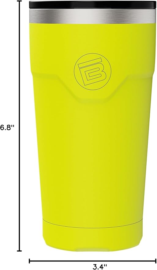 BOTE MagnePod Drinkware Insulated Drink Tumbler includes Lid with Straw Magnetically attaches to Compatible SUPs Kayaks Floats Hangouts 20 oz Multiple Colors