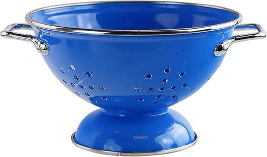 Calypso Basics by Reston Lloyd Powder Coated Enameled Colander, 1.5 Quart, Azure