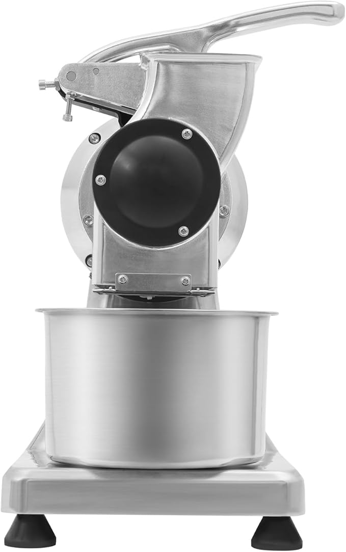 Bepritm Electric Cheese Grater, 550W Commercial Cheese Grinder with Stainless Steel Bucket, Desktop Large Stainless Steel Cheese Grating Machine for Block Cheese Fruit Veggies, 88lb/Hour