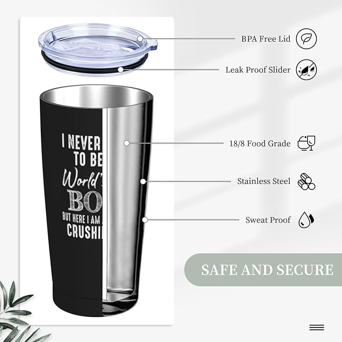 Best Boss Gifts for Men, Bosses Christmas Gifts for Men, Unique Birthday Gift for Boss Male, Male Bosses Day Gift Ideas 20oz Tumbler