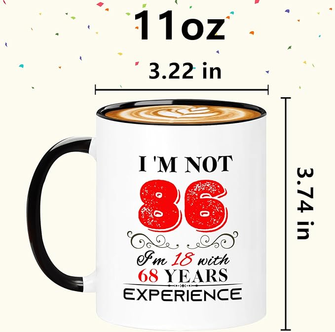 1939 86th Birthday Mug for Women Men, Turning 86 Year Old Birthday Gifts for Mom, Dad, Grandma, Grandpa, Wife, Husband, Daughter, Sister, Best Friends, Coworkers, Her, Him, 11oz Coffee Cup