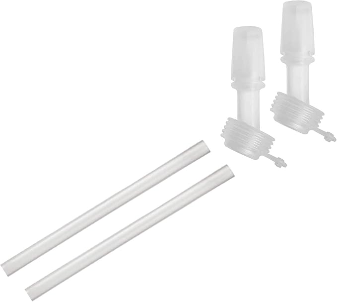 CamelBak Eddy+ Kids Replacement Bite Valves and Straws Accessory Clear, 2-Pack