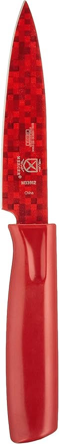 Mercer Culinary 4 Non-Stick Paring Knife, Red