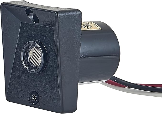 Design House Outdoor Lamp Post, Plastic Cross Arm, Built-in-Outlet, Dusk-to-Dawn Photo Eye Sensor, Easy Installation, Black, 3 in Diameter x 80 in H, 589812