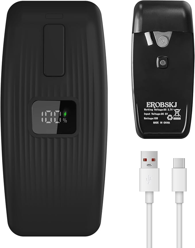 Electric Can Opener with LED Display, USB Rechargeable Electric Can Opener for Seniors & Arthritis, One-Touch Automatic Can Opener, Hands-Free, Smooth Edge, Compact, Cordless