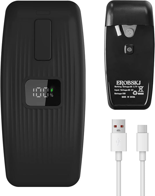 Electric Can Opener with LED Display, USB Rechargeable Electric Can Opener for Seniors & Arthritis, One-Touch Automatic Can Opener, Hands-Free, Smooth Edge, Compact, Cordless