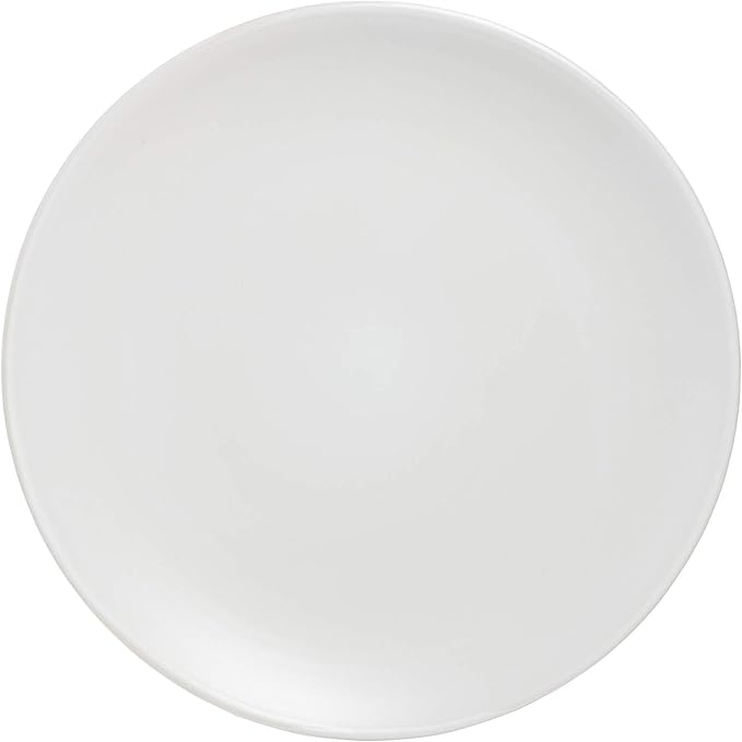 10 Strawberry Street Wazee Matte Coupe Dinnerware Pack of 16, White