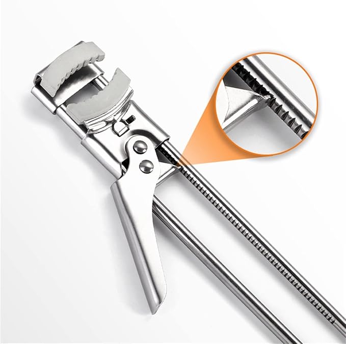 2023 New Jar Opener for Weak Hands, Adjustable Stainless Steel Can Opener, Jar Gripper Tight Lid Opener, Kitchen Gadgets, Easy Jar Opener for the Elderly and Children (A2-1PCS-Standard Non-Slip)