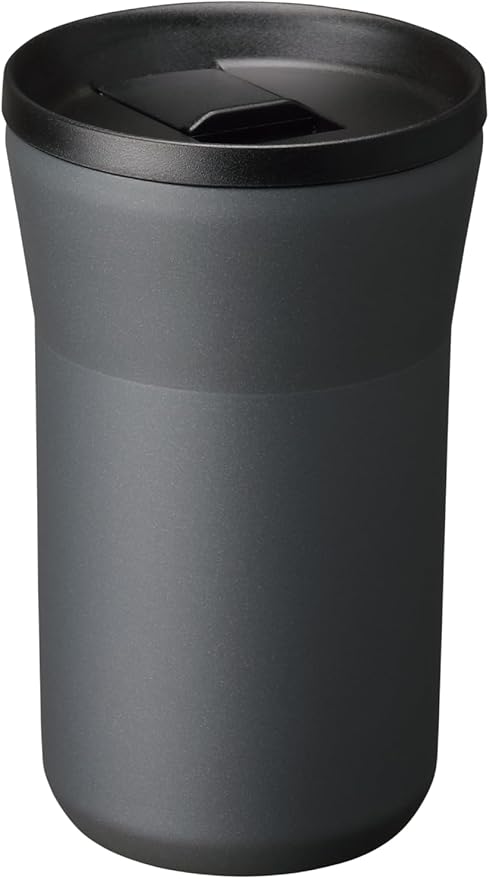 KYOCERA 12 oz Ceramic Coated Tumbler with Lid - Dark Gray