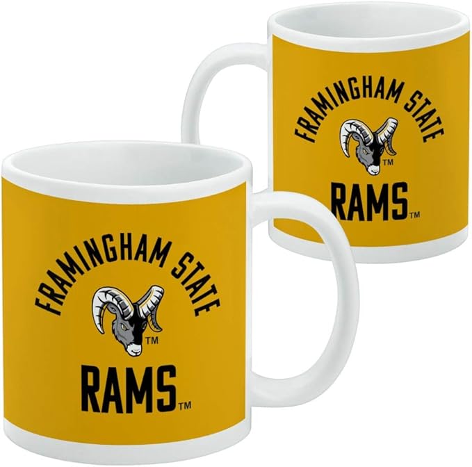 Framingham State University Ceramic Coffee Mug, Novelty Gift Mugs for Coffee, Tea and Hot Drinks, 11oz, White