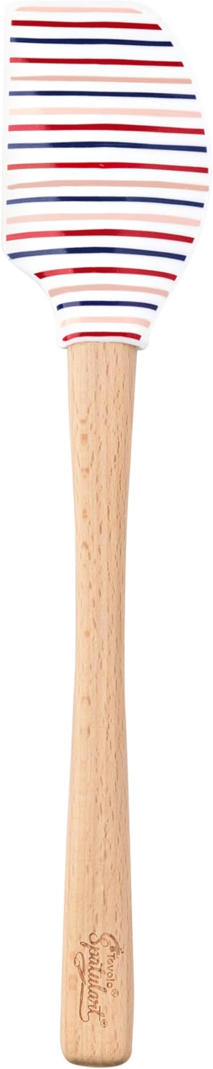 Tovolo Summer Stripes Spatulart Spatula, Kitchen Utensil for Food and Meal Prep, Baking, Mixing, Turning, and More