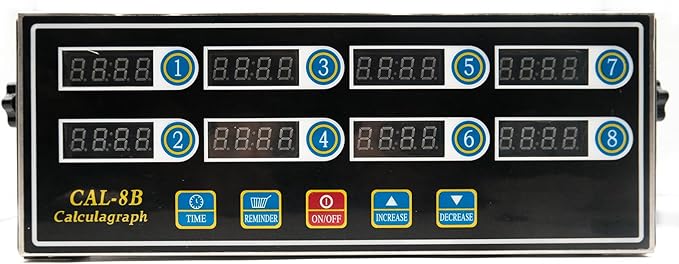8 Channel Digital Kitchen Timer Clock Restaurant Reminder Cooking Commercial