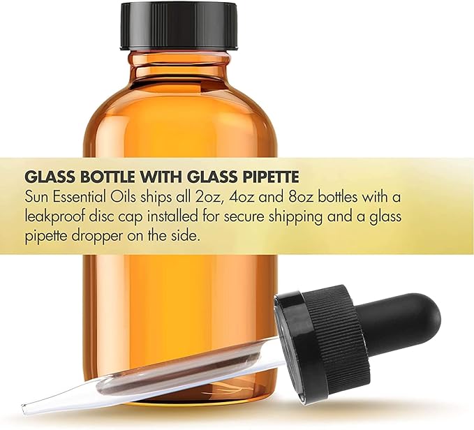 Sun Essential Oils - 4 oz Myhrr Essential Oil for Diffuser, Skin, Face, Hair & Aromatherapy Massage, Fragrance for Candle, Soap, Lotion & Shampoo Making at Home