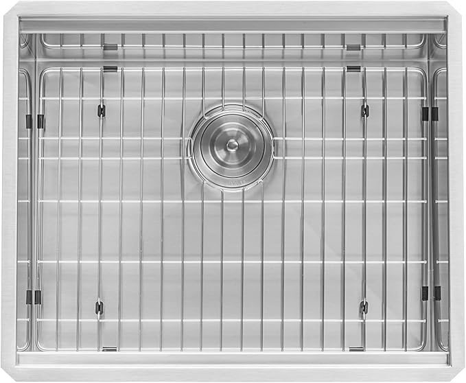 Ruvati 18 x 19 inch Undermount Workstation Bar Prep Sink - 16 Gauge Ledge Stainless Steel kitchen Sink Single Bowl with Brushed Finish hides scratches, Easy-to-Clean - RVH8319