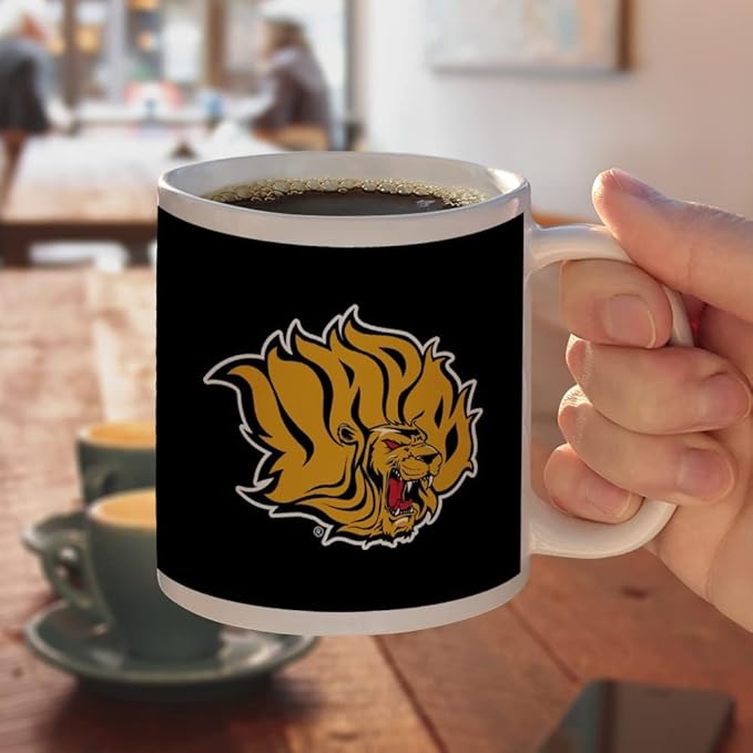Arkansas at Pine Bluff Primary Logo Ceramic Coffee Mug, Novelty Gift Mugs for Coffee, Tea and Hot Drinks, 11oz, White