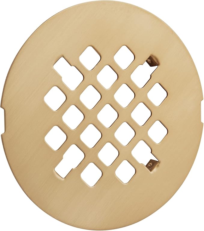 Artiwell 4-1/4” OD Snap-in Shower Drain Cover, Round Shower Drain Strainer Grid, Replacement Cover, Designed for Long-Lasting
