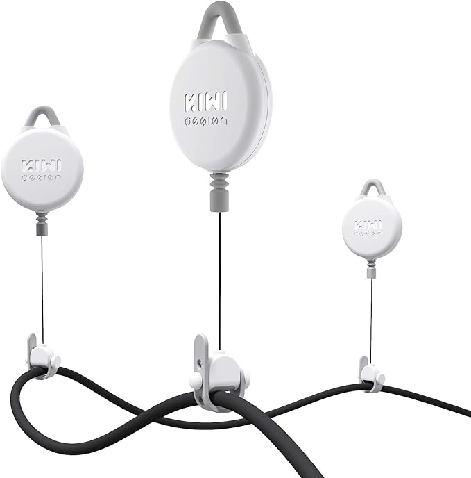 KIWI design VR Cable Management, 6 Packs VR Pulley System Compatible with Quest 3S/3/2/1/Pico/PSVR/PSVR2