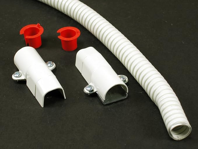 Legrand Wiremold V5700F Metal Raceway for Extending Power, 500 and 700 Series, Flexible Section, Ivory (1 Pack)