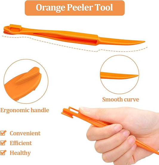 6 Pcs Orange Peeler Tools- Easy Orange & Lemon Fruit Peel Cutter Vegetable Slicer Fruit Tools